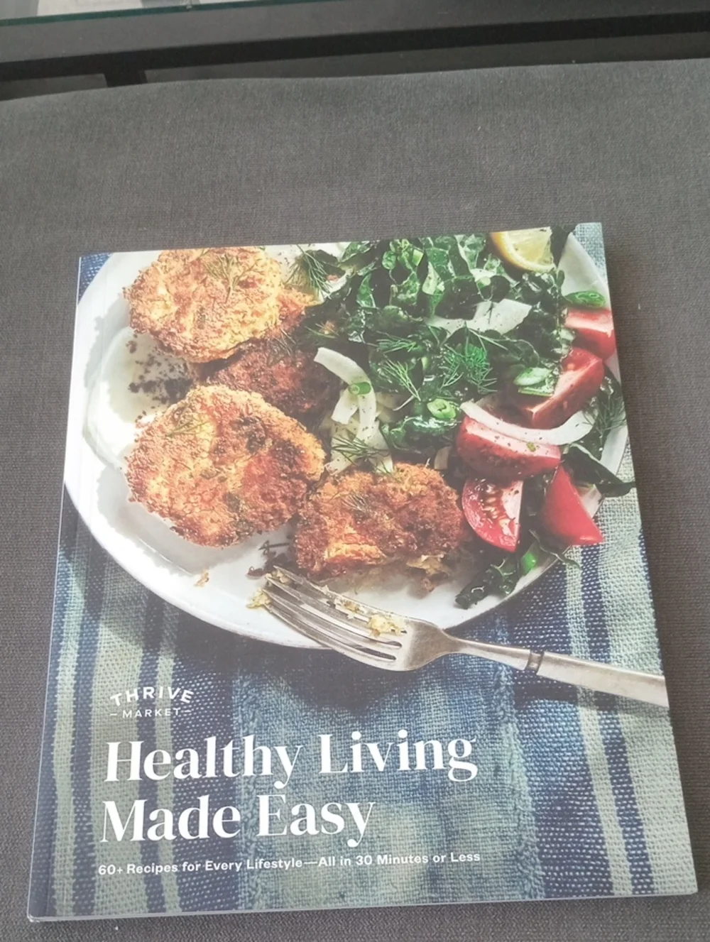 Healthy Living Made Easy Cookbook - Green Cover
